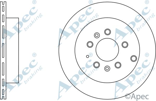 APEC BRAKING Jarrulevy DSK2645